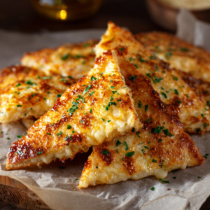 Read more about the article Air Fryer Cheesy Tortilla Garlic Bread (Quick & Crispy)