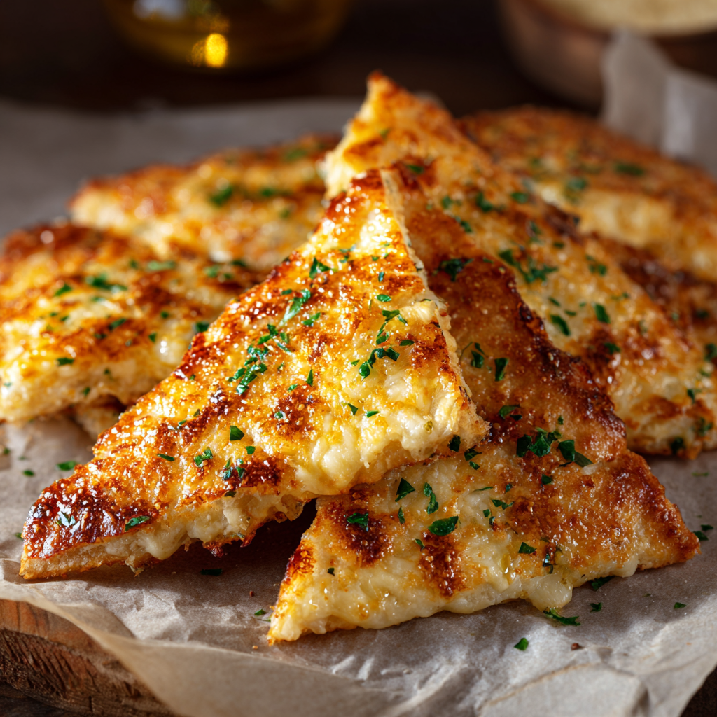 You are currently viewing Air Fryer Cheesy Tortilla Garlic Bread (Quick & Crispy)