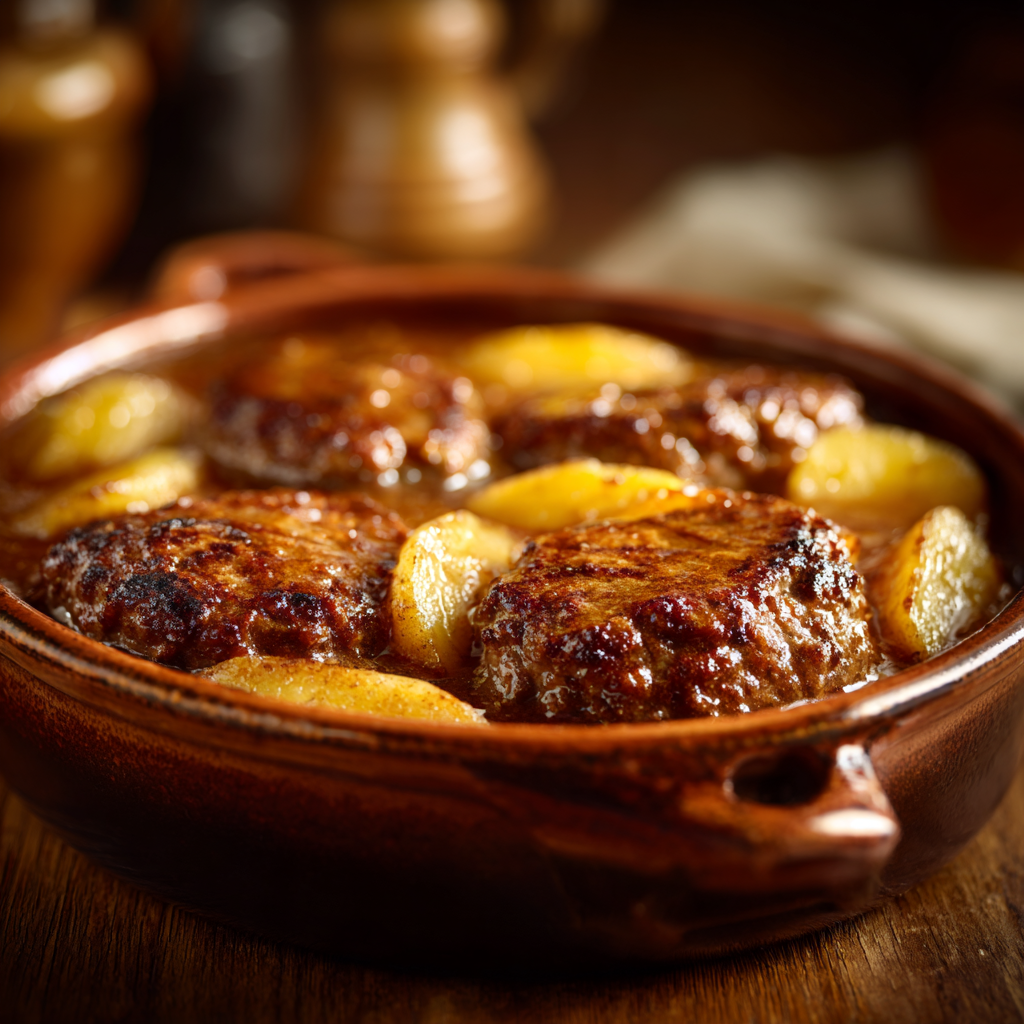 You are currently viewing Amish Hamburger Steak Bake (Hearty Comfort Dinner)