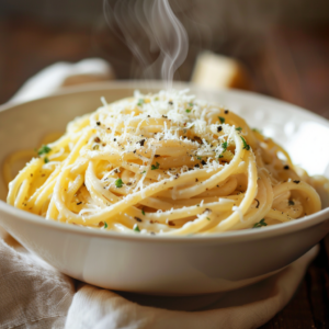 Read more about the article Cheesy Garlic Parmesan Spaghetti (Creamy & Easy)