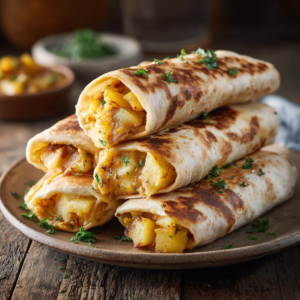 Read more about the article Cheesy Potato Burritos (Easy Comfort Food Recipe)