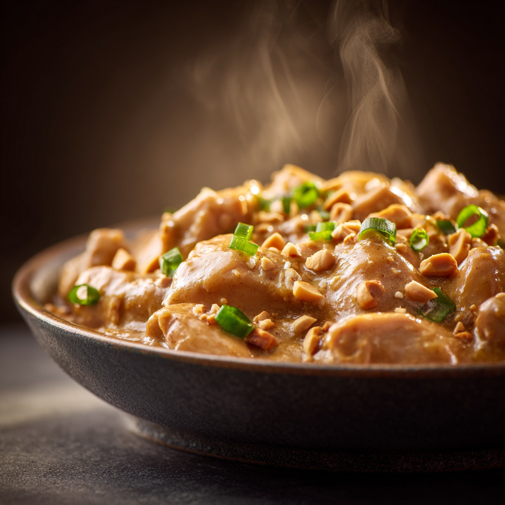 You are currently viewing Chinese Peanut Butter Chicken (Creamy Takeout-Style Dinner)