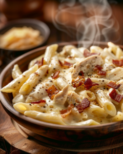 Read more about the article Crack Chicken Penne (Creamy Ranch Chicken Pasta with Bacon)