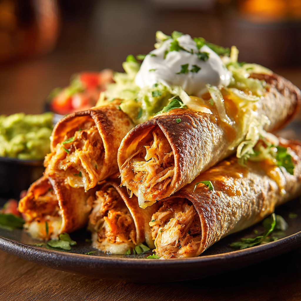 You are currently viewing Crispy Chicken Taquitos (Easy & Crunchy)