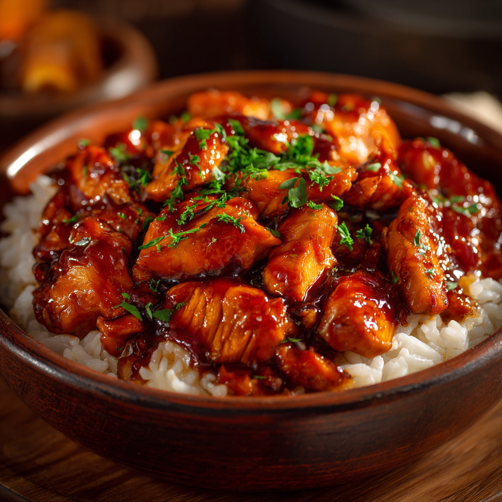 You are currently viewing Honey BBQ Chicken Rice (Easy Sweet & Smoky Dinner)