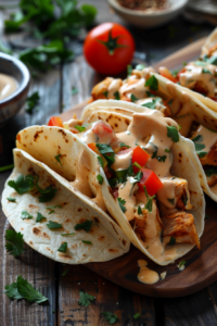 Read more about the article Queso Chicken Tacos – Easy Creamy Cheesy Taco Recipe