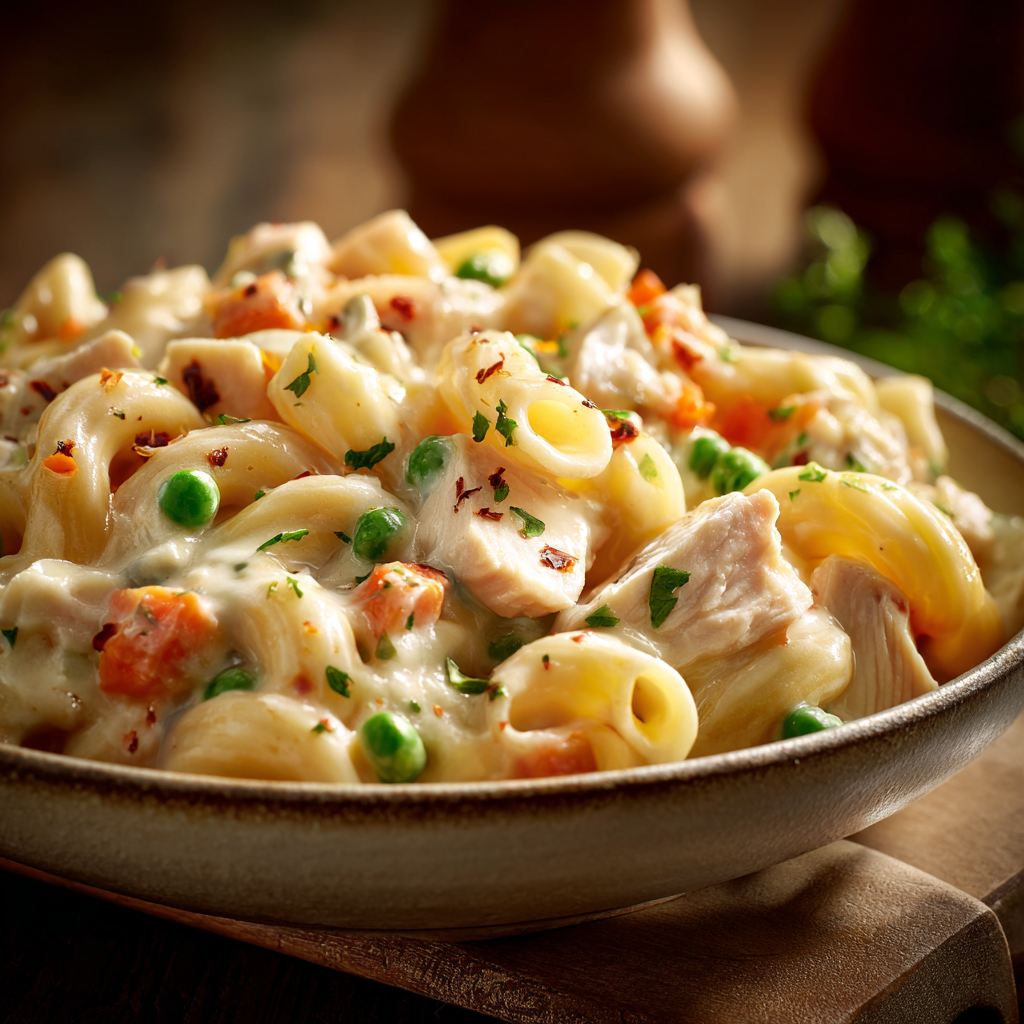 You are currently viewing Quick Chicken Pot Pie Pasta (Creamy & Easy)