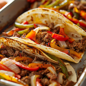 Read more about the article Sheet Pan Tacos (Easy One-Pan Taco Dinner)