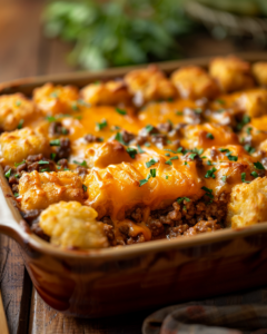 Read more about the article Tater Tot Casserole with Ground Beef (Easy Comfort Food)