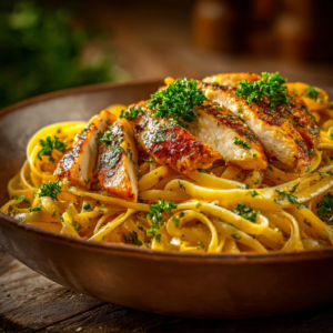 Read more about the article Cowboy Butter Chicken Linguine (Bold & Creamy Pasta Dinner)
