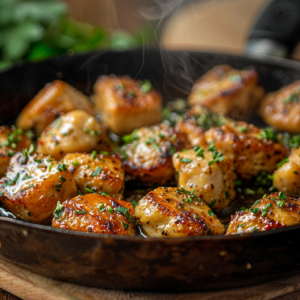 Read more about the article Garlic Butter Chicken Bites (Quick & Juicy Dinner)