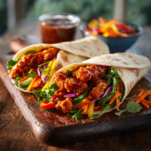 Read more about the article Sweet Chili Chicken Wraps – Spicy, Sweet & Easy Lunch