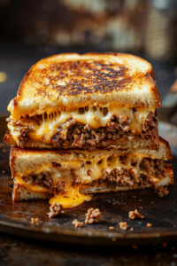Read more about the article Ultimate Cheesy Ground Beef Melt – Easy Comfort Food Sandwich
